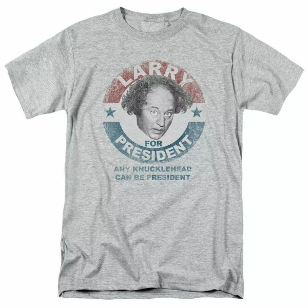 the three stooges larry for president t shirt mens license moe curly sport gray, White;black
the three stooges larry for president t shirt mens license moe curly sport gray, White;black