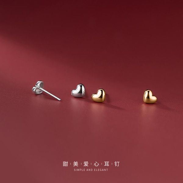 stud real 925 sterling silver earrings for women teen girls kids small tiny heart earings fashion jewelry 2021 wholesale bulk, Golden;silver
stud real 925 sterling silver earrings for women teen girls kids small tiny heart earings fashion jewelry 2021 wholesale bulk, Golden;silver