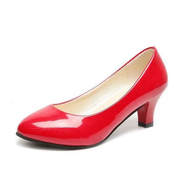 women's leather med heels shoes classic black&white pumps for office ladies white red 566 dress
women's leather med heels shoes classic black&white pumps for office ladies white red 566 dress
