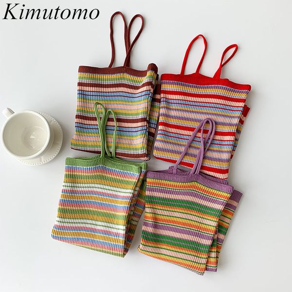 kimutomo color contrast striped camis summer korean fashion clothing female all matching slimming trend casual 210521, White
kimutomo color contrast striped camis summer korean fashion clothing female all matching slimming trend casual 210521, White