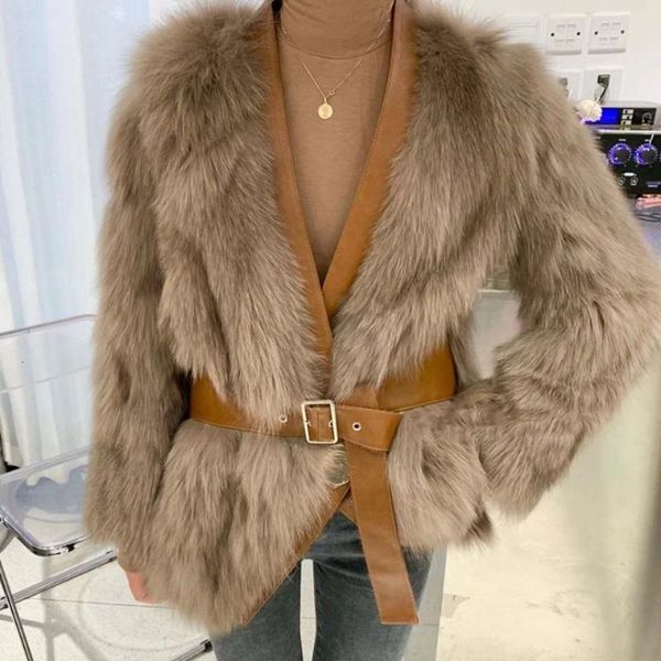 women's leather & faux women winter solid color fake fur coats female mid-long loose warm jackets ladies v-neck outwears q527 nhp2, Black
women's leather & faux women winter solid color fake fur coats female mid-long loose warm jackets ladies v-neck outwears q527 nhp2, Black