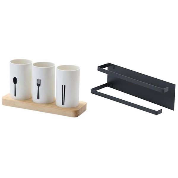 kitchen storage & organization cutlery drainer racks holders organizer with paper roll
kitchen storage & organization cutlery drainer racks holders organizer with paper roll