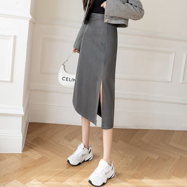 skirts temperament suit split half women's autumn mid length high waist slim hanging a-word one-step skirt, Black
skirts temperament suit split half women's autumn mid length high waist slim hanging a-word one-step skirt, Black