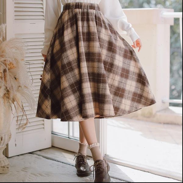 women skirt autumn winter elegant vintage woolen woven skirts waist retro sweet female, Black
women skirt autumn winter elegant vintage woolen woven skirts waist retro sweet female, Black