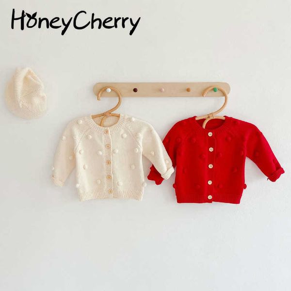 spring and autumn all-match children's handmade ball knitted jacket cotton long-sleeved sweater toddler girl sweater 210701, Blue
spring and autumn all-match children's handmade ball knitted jacket cotton long-sleeved sweater toddler girl sweater 210701, Blue