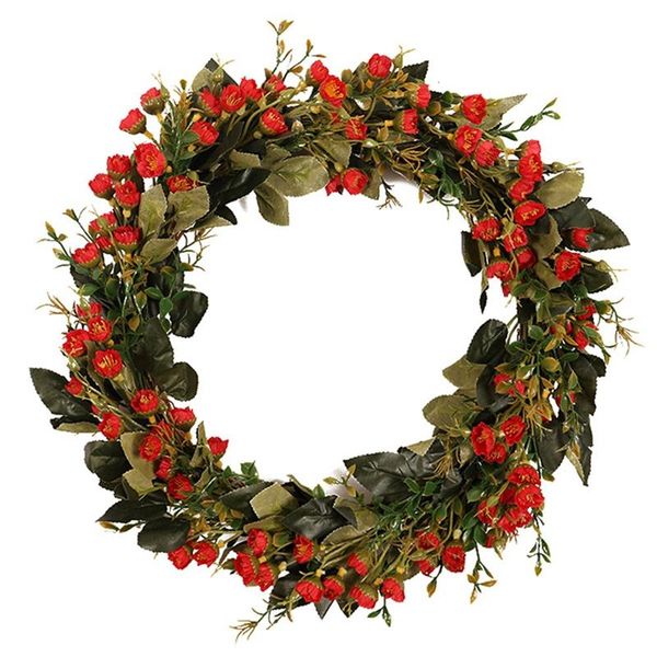decorative flowers & wreaths spring summer wreath artificial flower for front door wedding party window wall hanging valentines day home dec
decorative flowers & wreaths spring summer wreath artificial flower for front door wedding party window wall hanging valentines day home dec