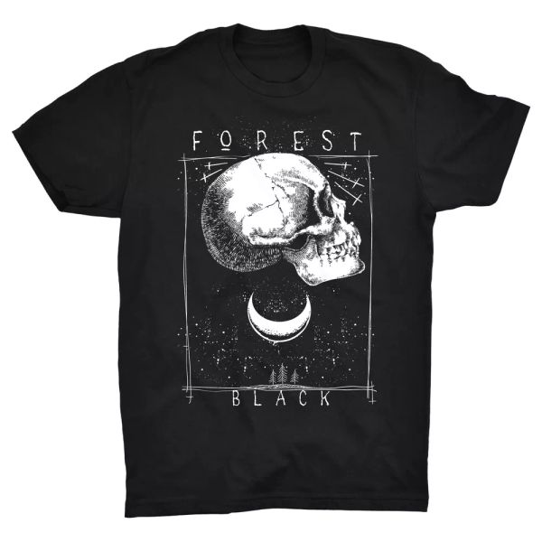 forest t shirt skull black night moon stars rock gothic metal wild magic witch, White;black
forest t shirt skull black night moon stars rock gothic metal wild magic witch, White;black