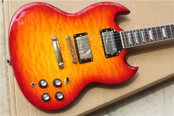 guitar sg g400 version electric guitra tiger maple chrome hardware rosewood fingerboard mahogany body
guitar sg g400 version electric guitra tiger maple chrome hardware rosewood fingerboard mahogany body