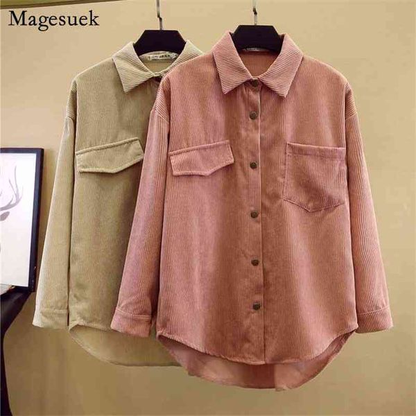 vintage hong kong-style autumn corduroy loose all-match jackets for women pockets solid lapel coat cardigan 11426 210518, Black;brown
vintage hong kong-style autumn corduroy loose all-match jackets for women pockets solid lapel coat cardigan 11426 210518, Black;brown
