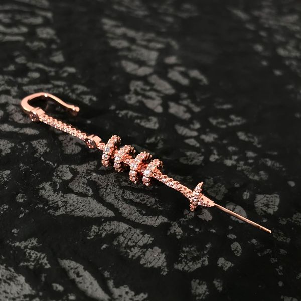 s925 sterling silver slip star ear stick rose gold earrings multi ring meteor hook bone clip personality fashion cool wind luxury brand mona, Golden
s925 sterling silver slip star ear stick rose gold earrings multi ring meteor hook bone clip personality fashion cool wind luxury brand mona, Golden
