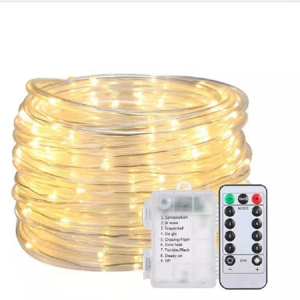 strings led rope tube string lights 8 modes remote waterproof fairy christmas garland light for holiday party outdoor decoration
strings led rope tube string lights 8 modes remote waterproof fairy christmas garland light for holiday party outdoor decoration