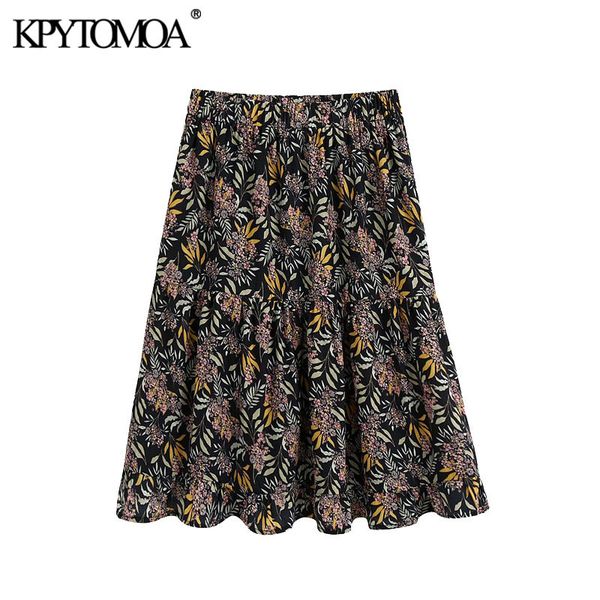 women chic fashion floral print ruffled mini skirt vintage high elastic waist with lining female skirts mujer 210416, Black
women chic fashion floral print ruffled mini skirt vintage high elastic waist with lining female skirts mujer 210416, Black