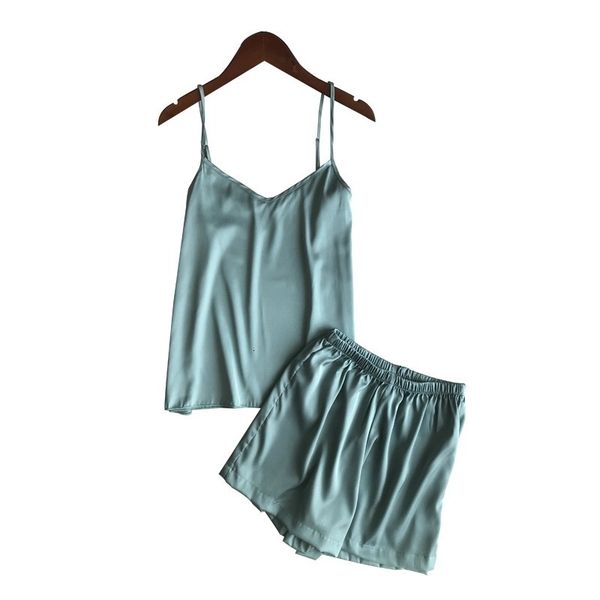 women's sleepwear freshing summer ice silk twinset korean fashion solid color pajama set woman vest shorts suit lingerie 41ss, Black;red
women's sleepwear freshing summer ice silk twinset korean fashion solid color pajama set woman vest shorts suit lingerie 41ss, Black;red