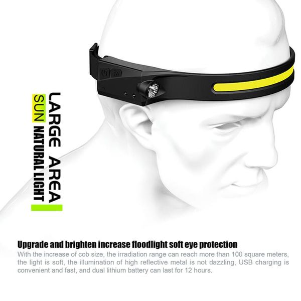 bike lights induction riding headlamp 350lm cob led 1200mah usb rechargeable hunting headlight 4 modes warning work light
bike lights induction riding headlamp 350lm cob led 1200mah usb rechargeable hunting headlight 4 modes warning work light