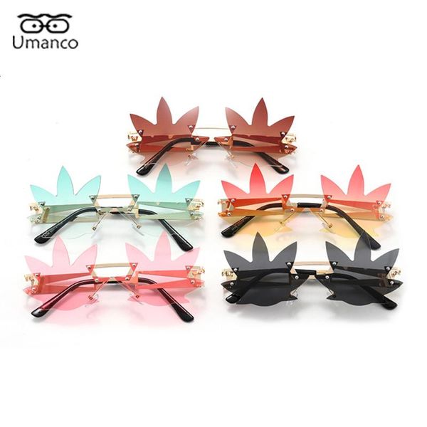 sunglasses creative rimless for women men gold metal hollow leg gradient ac lens eyeglasses party travel anti uv400, White;black
sunglasses creative rimless for women men gold metal hollow leg gradient ac lens eyeglasses party travel anti uv400, White;black