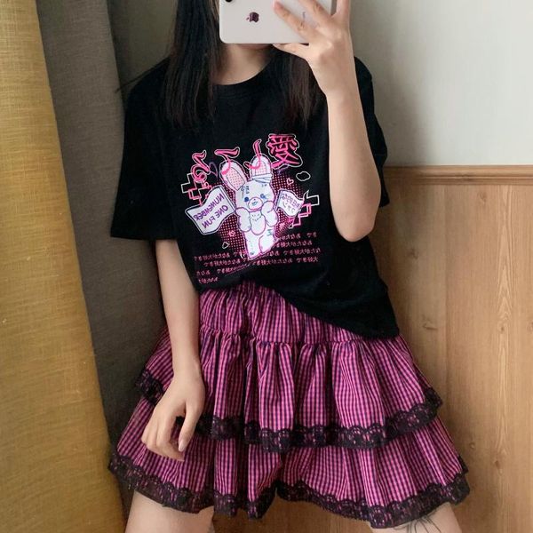 women's t-shirt summer gothic clothing female loose women punk dark grunge streetwear ladies tshirts harajuku clothes, White
women's t-shirt summer gothic clothing female loose women punk dark grunge streetwear ladies tshirts harajuku clothes, White