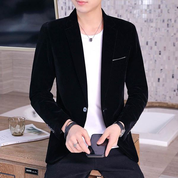 men's suits & blazers fashion mens brand blazer british's style casual slim fit suit jacket male men coat for black, White;black
men's suits & blazers fashion mens brand blazer british's style casual slim fit suit jacket male men coat for black, White;black