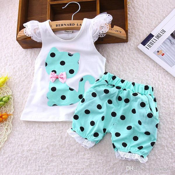 clothing sets summer korean baby girls clothing set children bow cat shirt+shorts suit 2pcs kids polka dot clothes 0esa, White
clothing sets summer korean baby girls clothing set children bow cat shirt+shorts suit 2pcs kids polka dot clothes 0esa, White