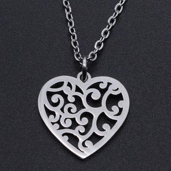 pendant necklaces dainty heart stainless steel charm necklace for women wholesale drop accept oem order, Silver
pendant necklaces dainty heart stainless steel charm necklace for women wholesale drop accept oem order, Silver