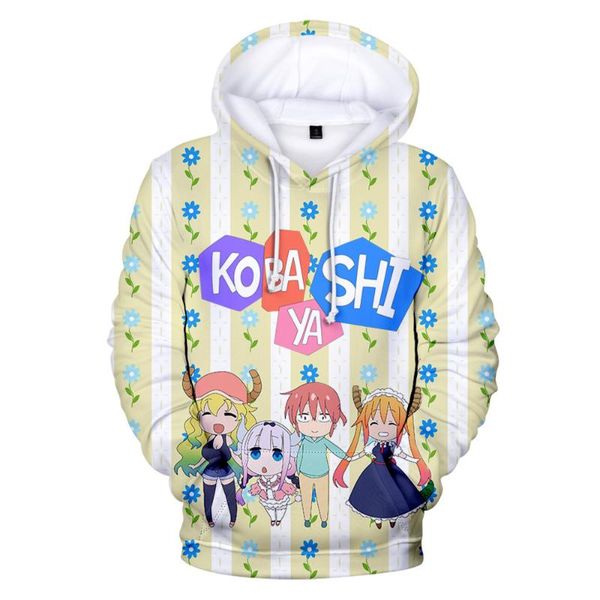 men's hoodies & sweatshirts anime miss kobayashi's dragon maid women/men fashion long sleeve hooded sweatshirt casual streetwear, Black
men's hoodies & sweatshirts anime miss kobayashi's dragon maid women/men fashion long sleeve hooded sweatshirt casual streetwear, Black
