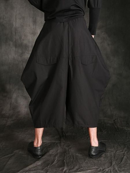 summer men's wide-leg pants trendy male hairdresser skirt loose personality stage harem bloomers cropped, Black
summer men's wide-leg pants trendy male hairdresser skirt loose personality stage harem bloomers cropped, Black