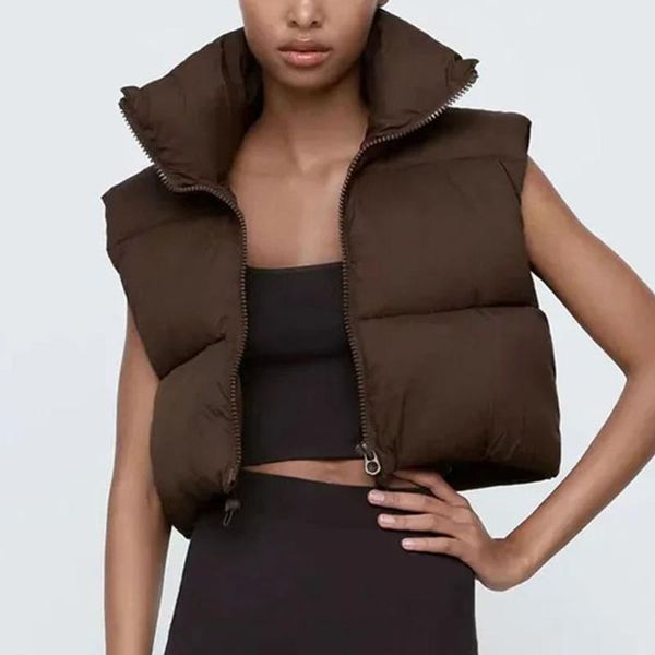 women's vests fashion autumn winter women vest stand collar long zipper sleeveless padded waistcoat nice female thick warm jacket, Black;white
women's vests fashion autumn winter women vest stand collar long zipper sleeveless padded waistcoat nice female thick warm jacket, Black;white