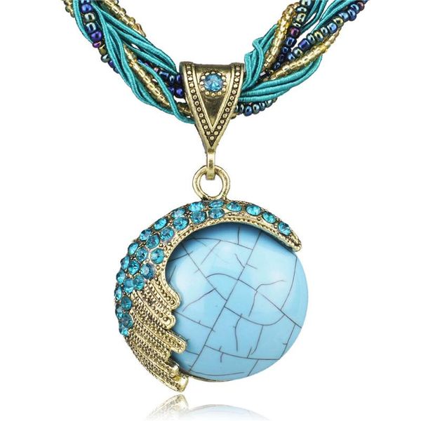 chokers elegant vintage necklace fashion round gem copper glass beads pendant clavicle db045, Golden;silver
chokers elegant vintage necklace fashion round gem copper glass beads pendant clavicle db045, Golden;silver