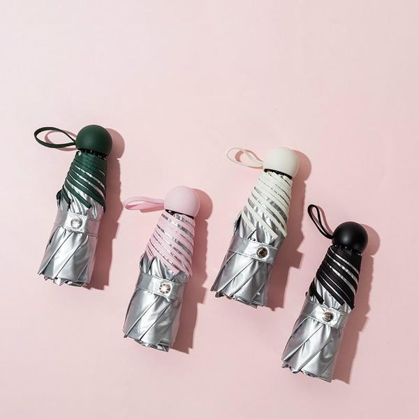 umbrellas silver titanium pocket umbrella mini light small anti-uv folding compact cases sunny rainy
umbrellas silver titanium pocket umbrella mini light small anti-uv folding compact cases sunny rainy