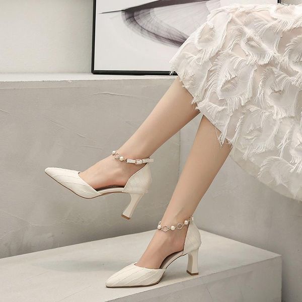 sandals 2021 spring and summer all-match pearl rhinestone high heels pointed toe shallow mouth fashion single shoes women, Black
sandals 2021 spring and summer all-match pearl rhinestone high heels pointed toe shallow mouth fashion single shoes women, Black