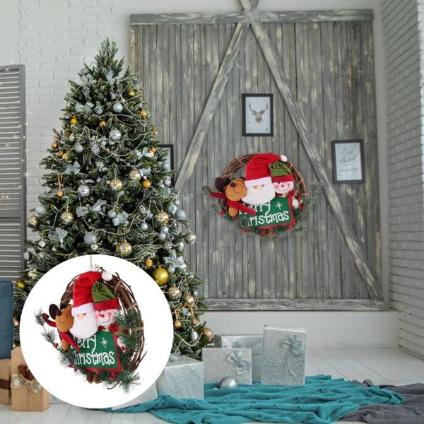 decorative flowers & wreaths christmas party xmas decoration santa doll hanging deer wreath snowman garland
decorative flowers & wreaths christmas party xmas decoration santa doll hanging deer wreath snowman garland
