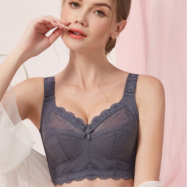 new underwear women's thin size large bra without steel ring gathered up support adjustable breast retracting, Red;black
new underwear women's thin size large bra without steel ring gathered up support adjustable breast retracting, Red;black