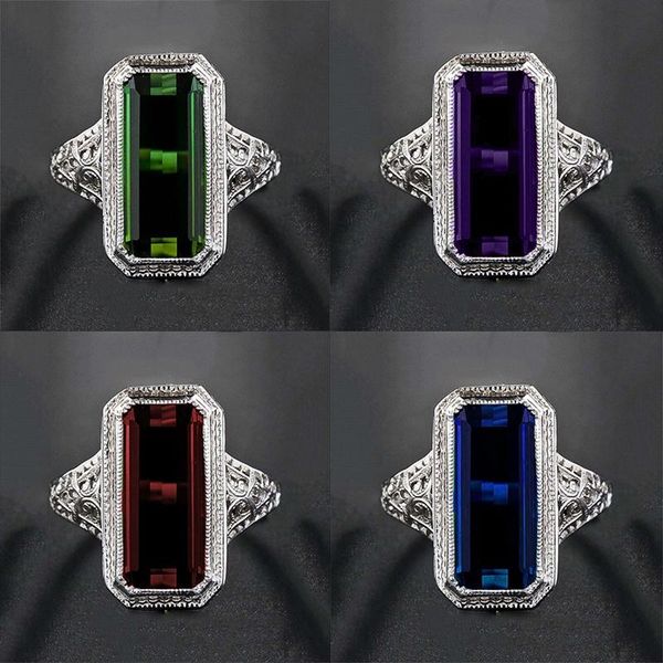 wedding rings luxury green blue stone crystal finger for women silver color engagement bands jewelry gifts 2021 female ring, Slivery;golden
wedding rings luxury green blue stone crystal finger for women silver color engagement bands jewelry gifts 2021 female ring, Slivery;golden