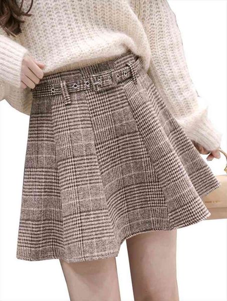 autumn winter womens plaid bag hip skirt fashion sweet wool high waist short skirt femdle a-line mini woman gd160, Black
autumn winter womens plaid bag hip skirt fashion sweet wool high waist short skirt femdle a-line mini woman gd160, Black
