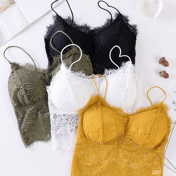 camisoles & tanks solid color 1pcs fitness underwear crop women bras flower pattern lace lingerie wireless, Black;white
camisoles & tanks solid color 1pcs fitness underwear crop women bras flower pattern lace lingerie wireless, Black;white