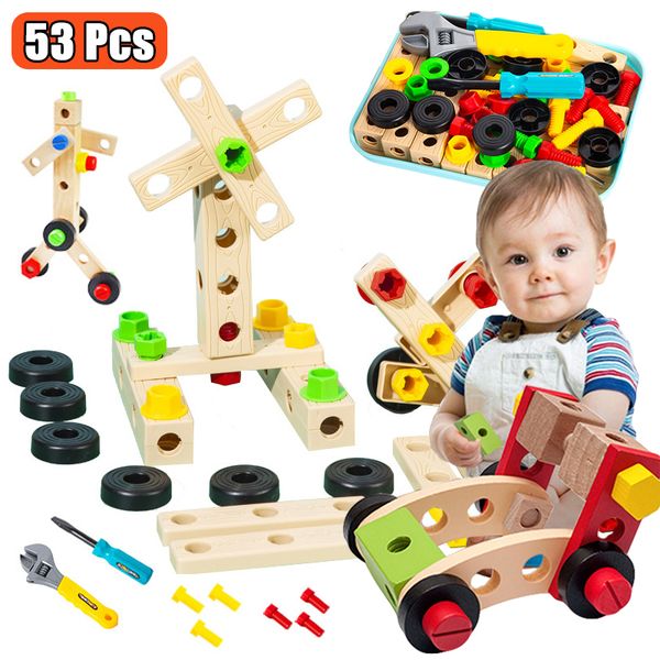 kids wooden toolbox pretend play set educational montessori toys nut disassembly screw assembly simulation repair carpenter tool
kids wooden toolbox pretend play set educational montessori toys nut disassembly screw assembly simulation repair carpenter tool