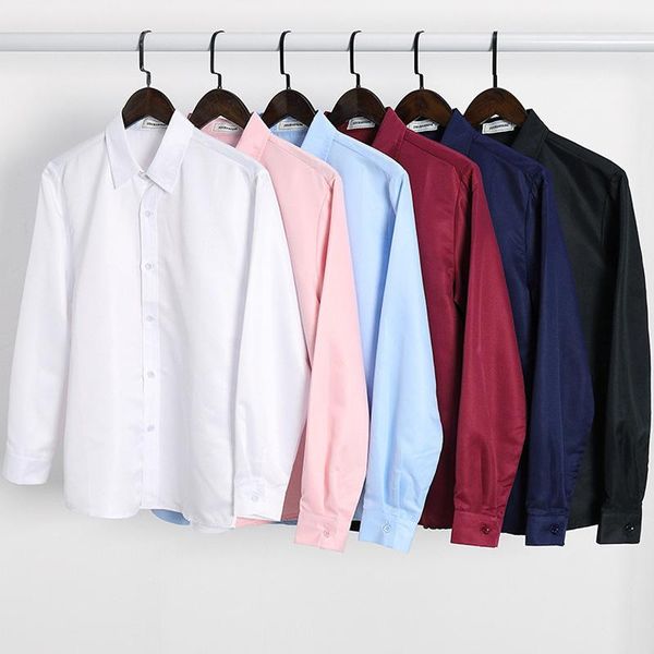 men's casual shirts and blouses 2021 autumn clothing loose for male long sleeve single breasted pdg3858, White;black
men's casual shirts and blouses 2021 autumn clothing loose for male long sleeve single breasted pdg3858, White;black