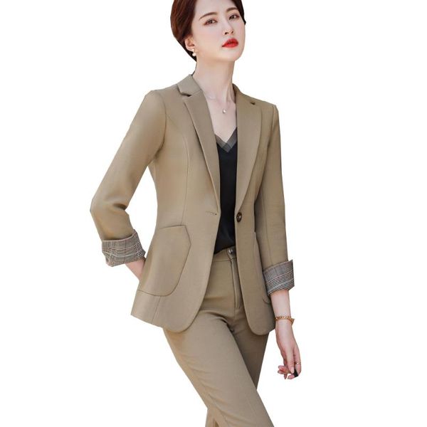 women's two piece pants autumn winter women pink black champagne brown pant suit 2 office ladies business work wear formal blazer and t, White
women's two piece pants autumn winter women pink black champagne brown pant suit 2 office ladies business work wear formal blazer and t, White