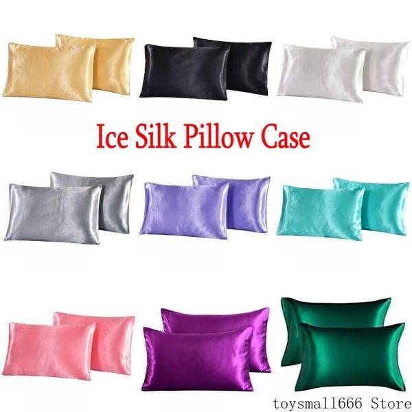 dhl silk emulation satin pillowcase 20*26 20*30 20*36 inch solid color pillow cover summer ice silk pillow case bedding supplie
dhl silk emulation satin pillowcase 20*26 20*30 20*36 inch solid color pillow cover summer ice silk pillow case bedding supplie