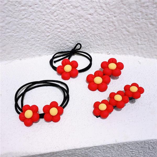 korea style sweet simple girl hair rope a little red flower cute rubber band for children's fashion accessories, Slivery;white
korea style sweet simple girl hair rope a little red flower cute rubber band for children's fashion accessories, Slivery;white