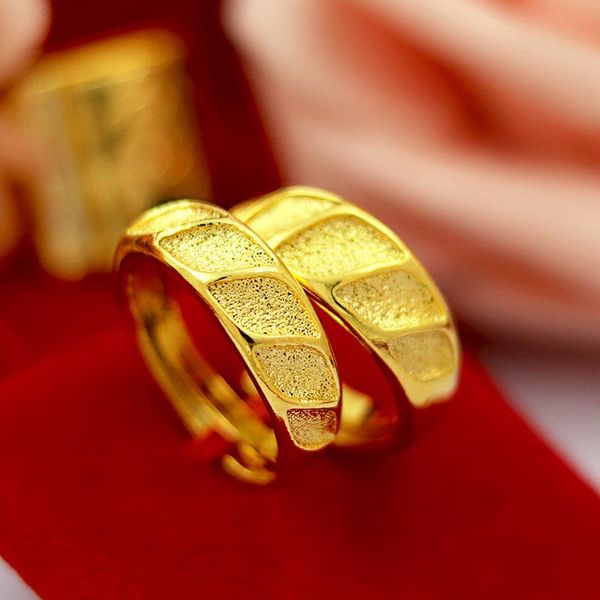 wedding rings 24k gold plated couple dull polish classic lovers anniversary engagement trenday jewelry gift, Slivery;golden
wedding rings 24k gold plated couple dull polish classic lovers anniversary engagement trenday jewelry gift, Slivery;golden
