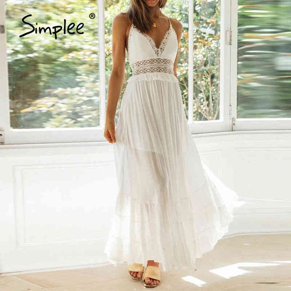 white cotton spaghetti strap maxi deep v-neck backless summer women beach dress casual stitching ruffle 210414, Black;gray
white cotton spaghetti strap maxi deep v-neck backless summer women beach dress casual stitching ruffle 210414, Black;gray