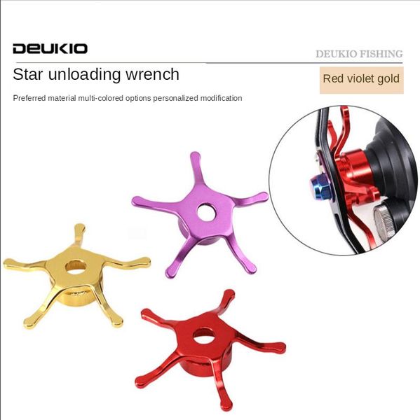 fishing reel parts metal starshaped unloading wrench red gold blue suitable d brand spinning lure water drop modification baitcasting reels
fishing reel parts metal starshaped unloading wrench red gold blue suitable d brand spinning lure water drop modification baitcasting reels