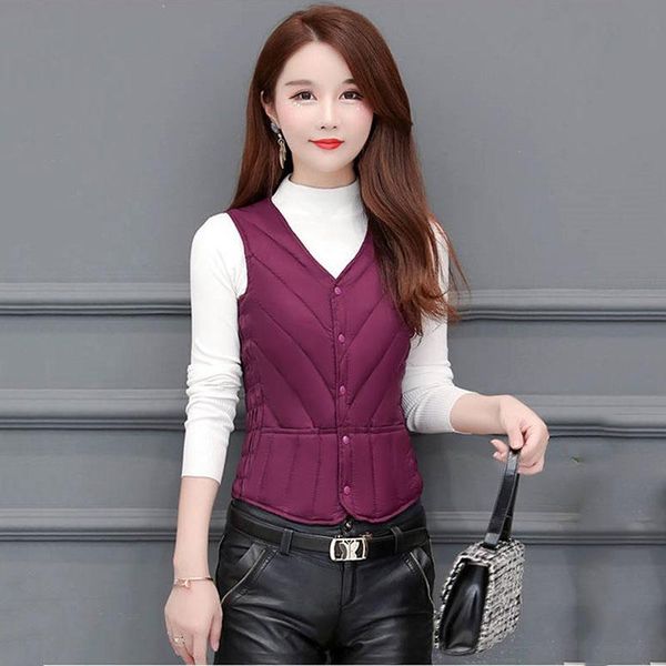 women's vests down cotton vest female sleeveless winter jacket slim close to the body warm spring autumn jackets external wear, Black;white
women's vests down cotton vest female sleeveless winter jacket slim close to the body warm spring autumn jackets external wear, Black;white