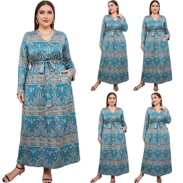 ethnic clothing dubai middle east women printed long dress islamic eid ramadan muslim maxi robe v-neck casual abaya arab gown, Red
ethnic clothing dubai middle east women printed long dress islamic eid ramadan muslim maxi robe v-neck casual abaya arab gown, Red