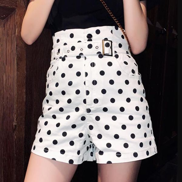 women's shorts summer casual frill trim bow high waist short fashion lady women loose wide leg printed dots female m24, White;black
women's shorts summer casual frill trim bow high waist short fashion lady women loose wide leg printed dots female m24, White;black