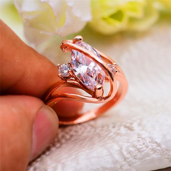wedding rings cute women ladies big crystal zircon stone ring fashion rose gold vintage bands promise love engagement, Slivery;golden
wedding rings cute women ladies big crystal zircon stone ring fashion rose gold vintage bands promise love engagement, Slivery;golden