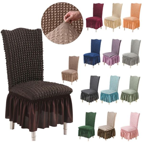 40# bubble plaid stretch dining chair covers slipcovers thick with cover skirt for kitchen wedding housse de chaise
40# bubble plaid stretch dining chair covers slipcovers thick with cover skirt for kitchen wedding housse de chaise