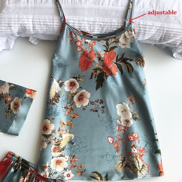 2021new 3 pieces pyjama set 2021 women spring summer silk pajamas sets satin sleep suit cute nightwear home clothes sleepwear, Black;red
2021new 3 pieces pyjama set 2021 women spring summer silk pajamas sets satin sleep suit cute nightwear home clothes sleepwear, Black;red
