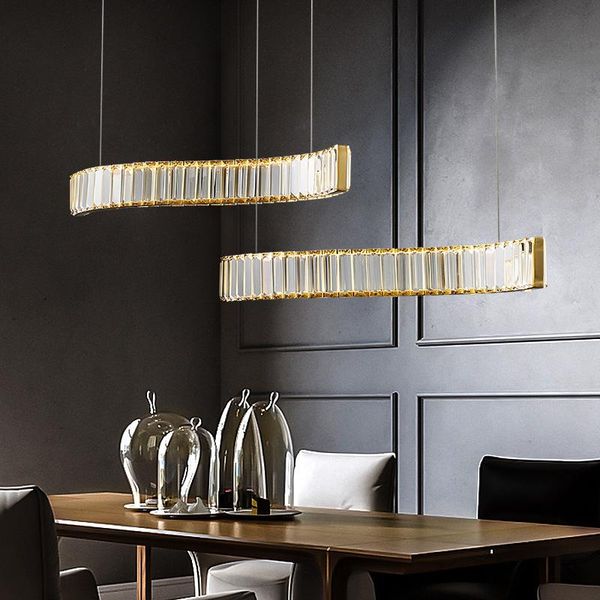 pendant lamps postmodern light luxury restaurant bar chandelier simple geometric line crystal
pendant lamps postmodern light luxury restaurant bar chandelier simple geometric line crystal