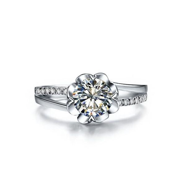 cluster rings fancy 1 flower shape diamond ring solid 925 sterling silver engagement proposal for women, Golden;silver
cluster rings fancy 1 flower shape diamond ring solid 925 sterling silver engagement proposal for women, Golden;silver